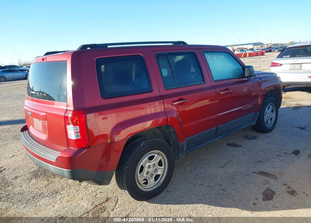 2012 JEEP PATRIOT SPORT VIN: 1C4NJRBB7CD553327