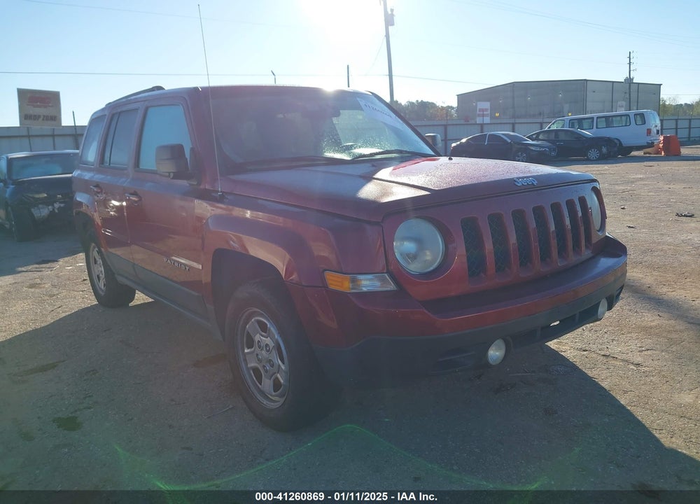 2012 JEEP PATRIOT SPORT VIN: 1C4NJRBB7CD553327