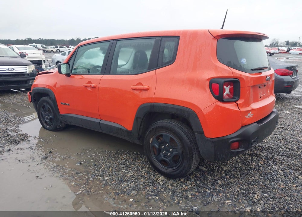 2017 JEEP RENEGADE SPORT FWD VIN: ZACCJAAB6HPF47411