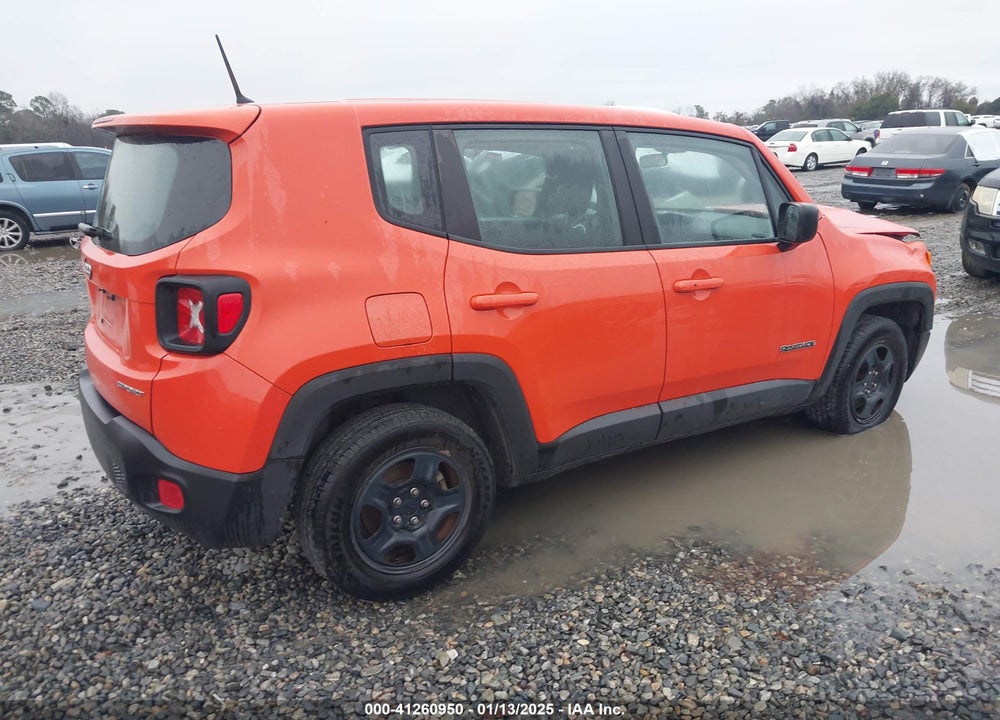 2017 JEEP RENEGADE SPORT FWD VIN: ZACCJAAB6HPF47411