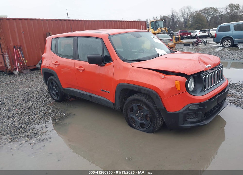 2017 JEEP RENEGADE SPORT FWD VIN: ZACCJAAB6HPF47411