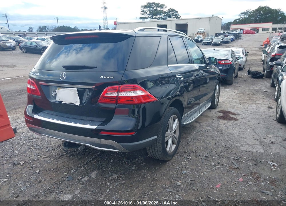 2013 MERCEDES-BENZ ML 350 4MATIC VIN: 4JGDA5HB3DA180880