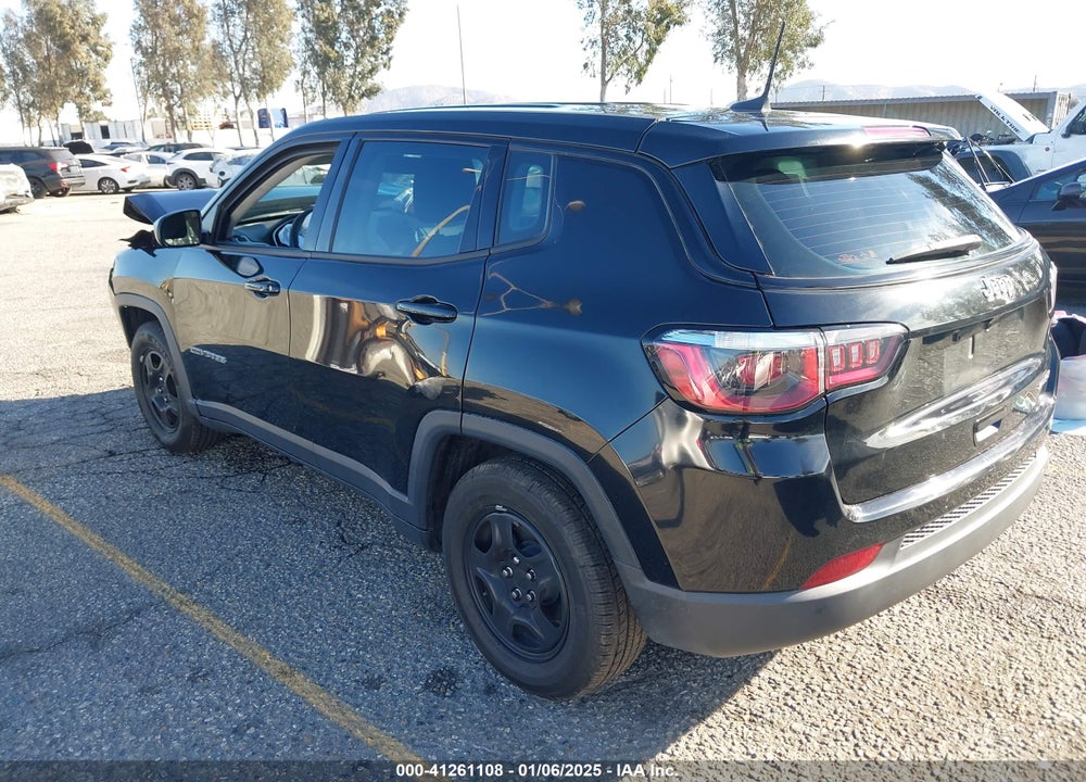 2019 JEEP COMPASS SPORT FWD VIN: 3C4NJCAB2KT658123