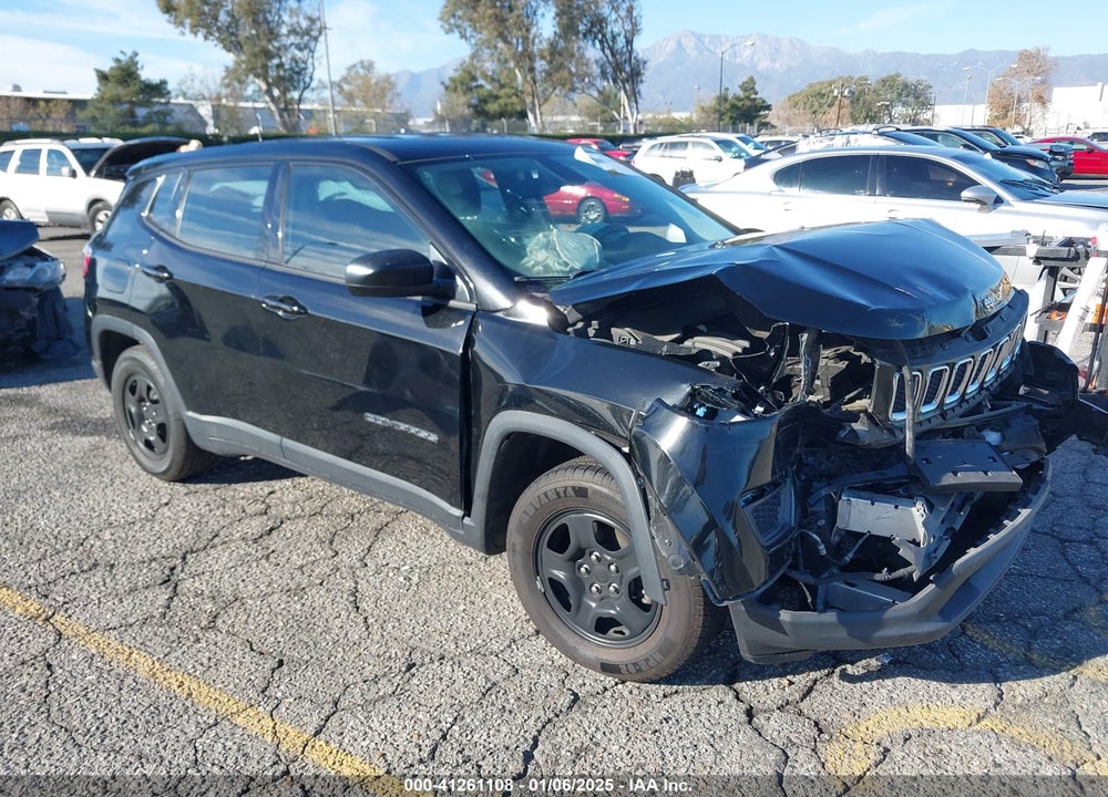2019 JEEP COMPASS SPORT FWD VIN: 3C4NJCAB2KT658123