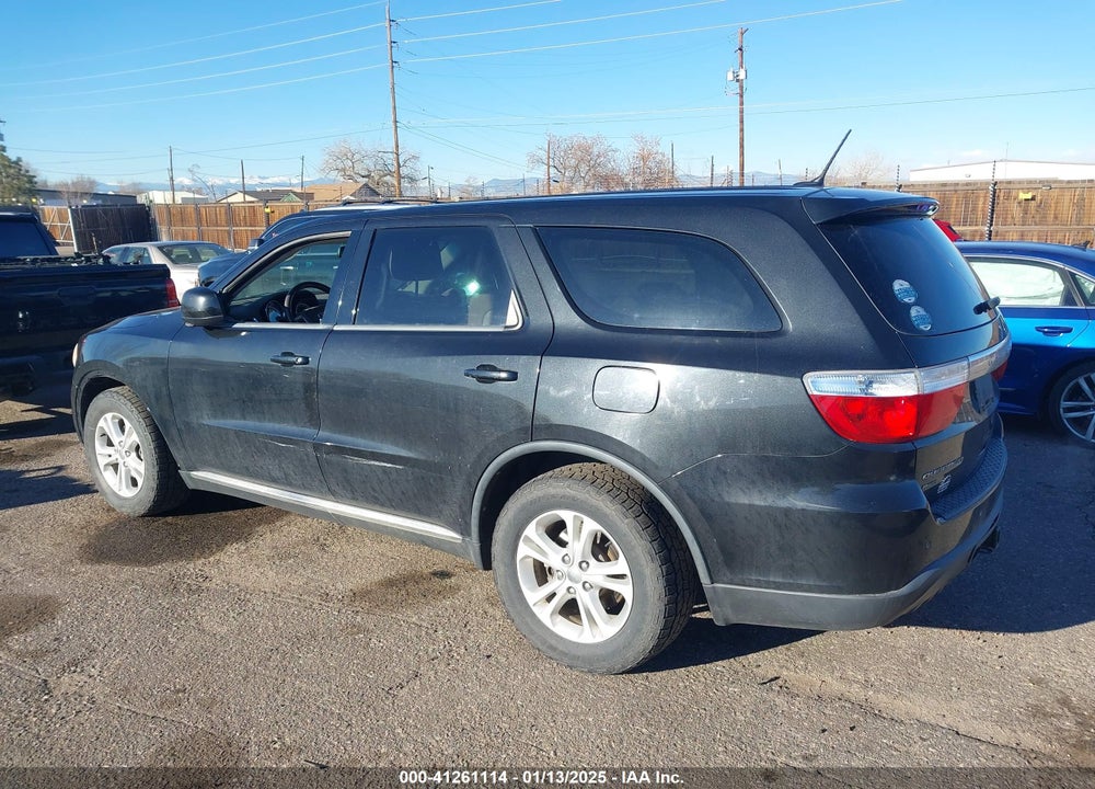 2013 DODGE DURANGO SXT VIN: 1C4RDJAG8DC617731