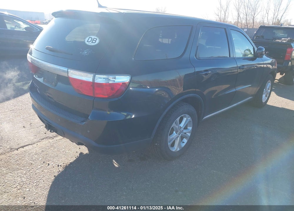 2013 DODGE DURANGO SXT VIN: 1C4RDJAG8DC617731