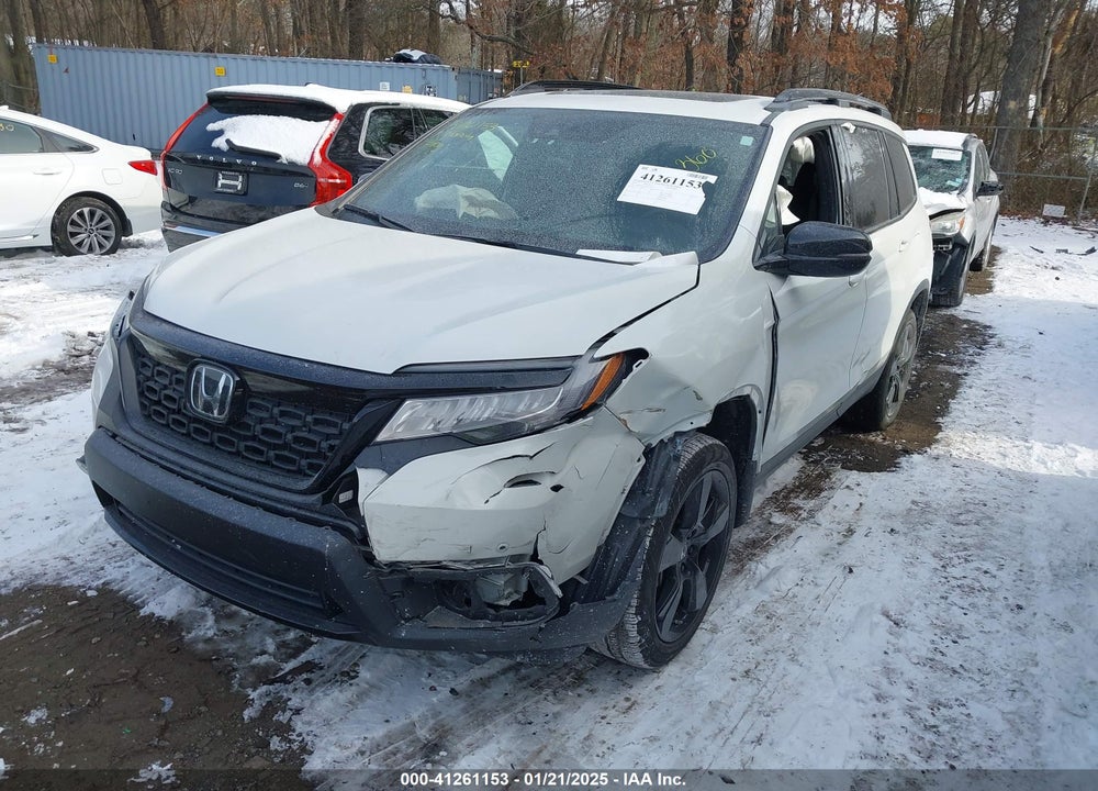2021 HONDA PASSPORT AWD ELITE VIN: 5FNYF8H05MB037296
