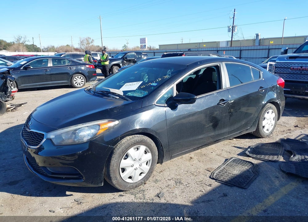 2016 KIA FORTE LX VIN: KNAFK4A68G5468664