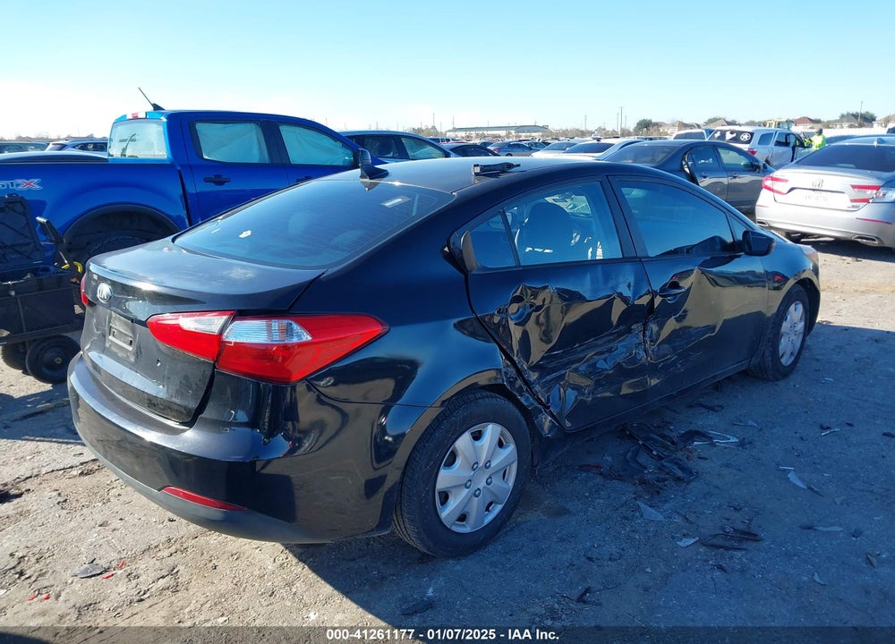 2016 KIA FORTE LX VIN: KNAFK4A68G5468664