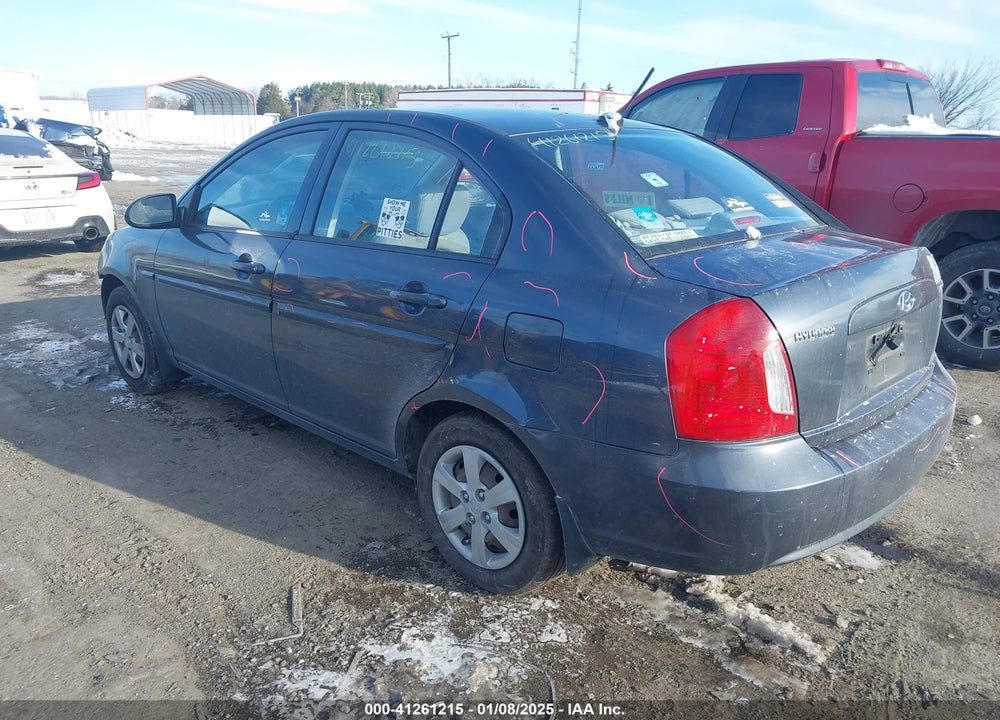 2008 HYUNDAI ACCENT VIN: KMHCN46C38U232647