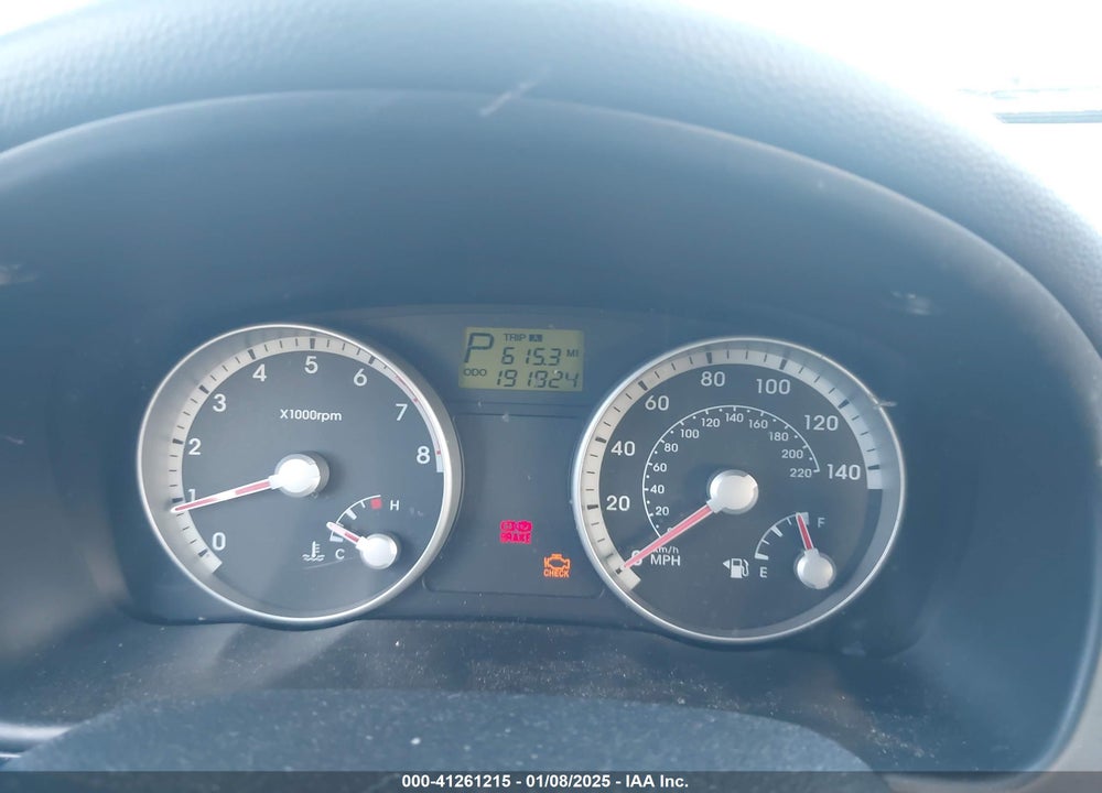 2008 HYUNDAI ACCENT VIN: KMHCN46C38U232647