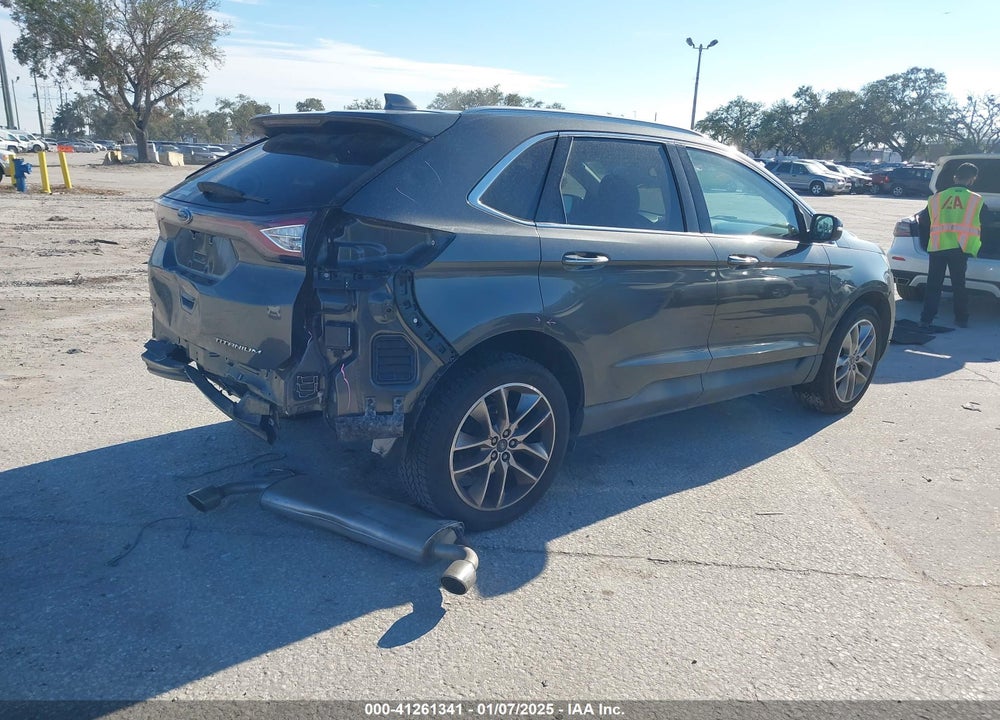 2018 FORD EDGE TITANIUM VIN: 2FMPK3K9XJBC42764