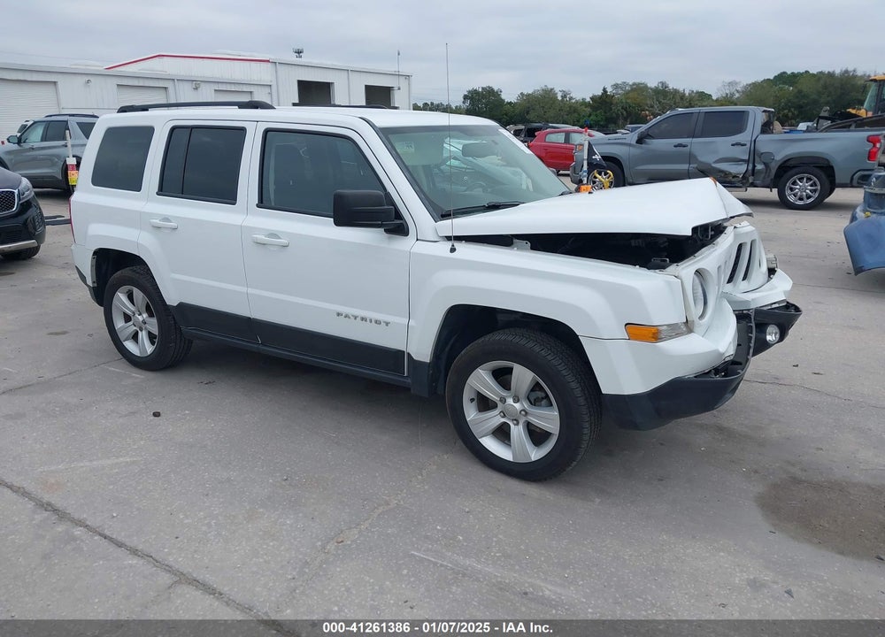 2016 JEEP PATRIOT LATITUDE VIN: 1C4NJRFB0GD523196