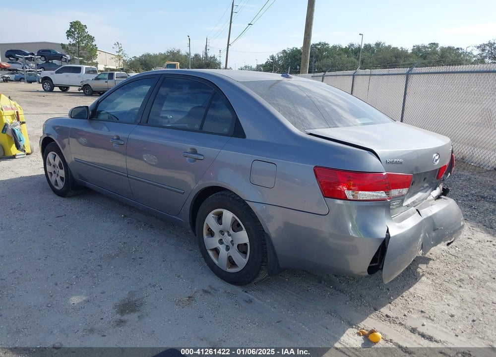 2008 HYUNDAI SONATA GLS VIN: 5NPET46C48H382618