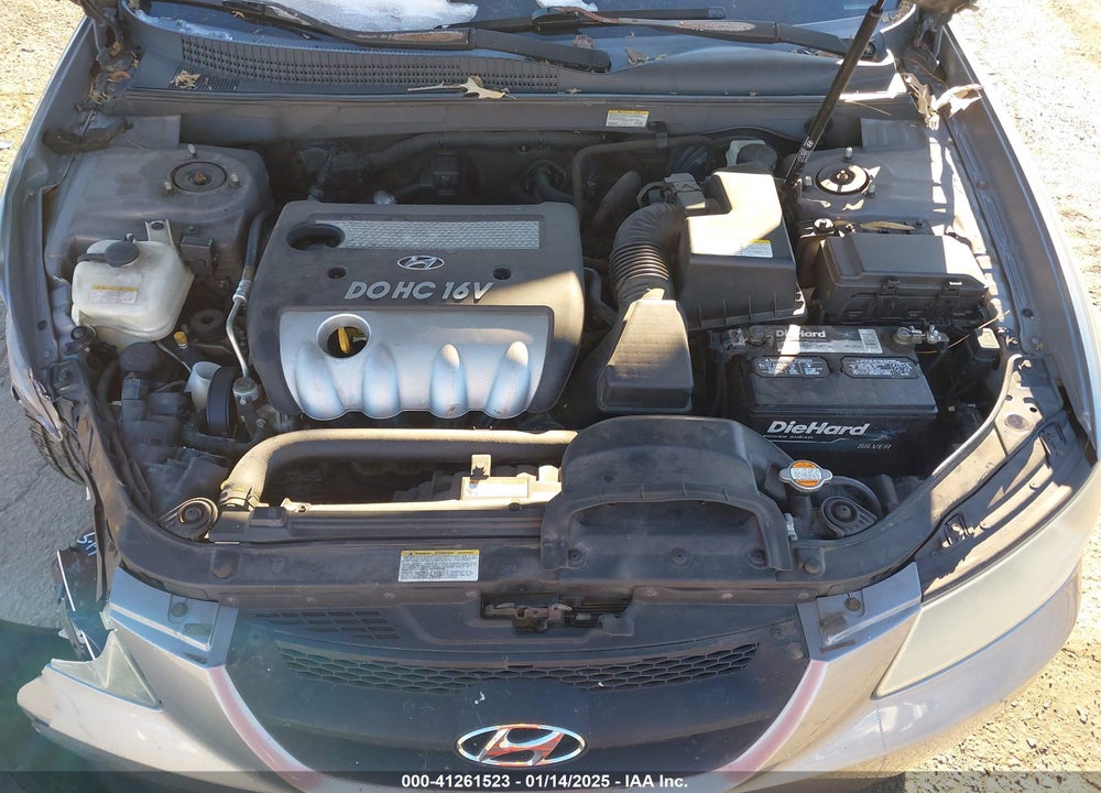 2007 HYUNDAI SONATA VIN: 5NPET46C87H180380