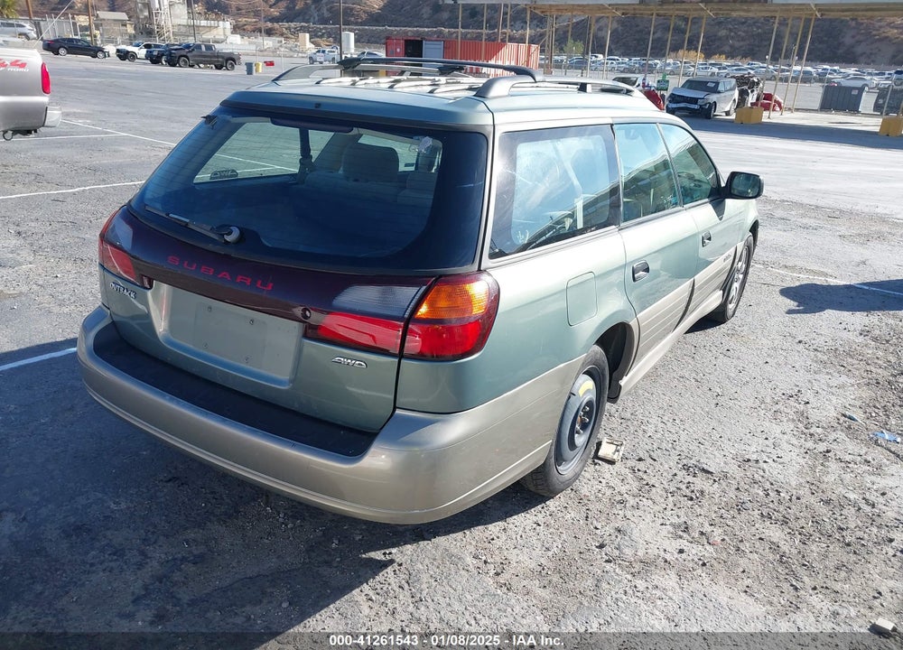 2004 SUBARU LEGACY OUTBACK AWP VIN: 4S3BH675647644248