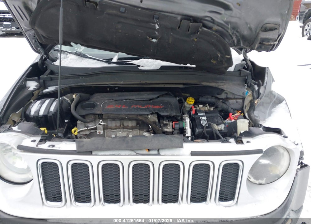 2016 JEEP RENEGADE LIMITED VIN: ZACCJBDT8GPD01615