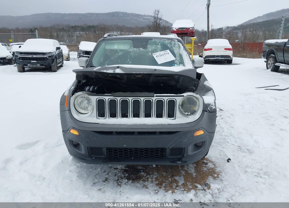 2016 JEEP RENEGADE LIMITED VIN: ZACCJBDT8GPD01615