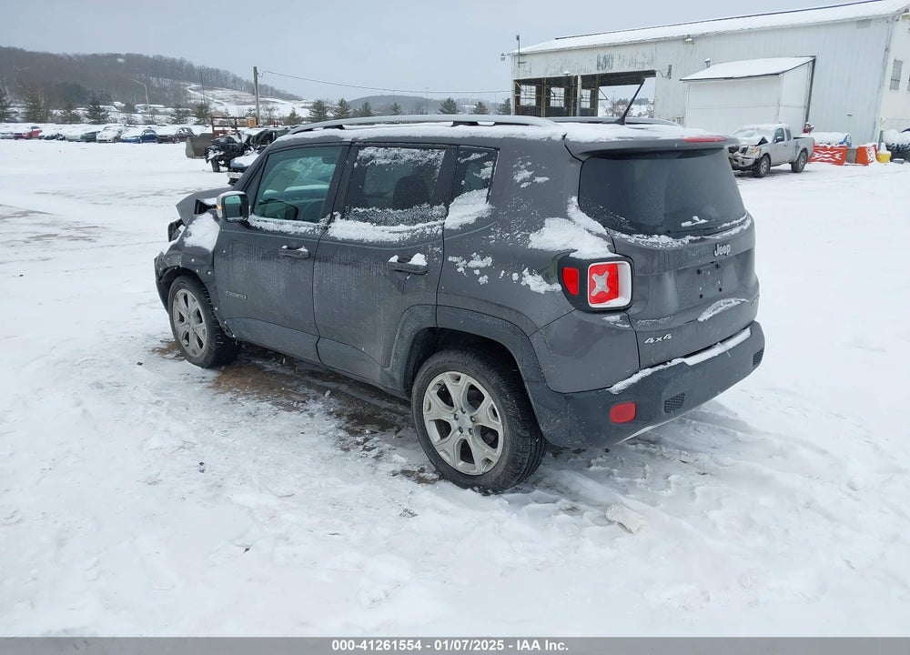 2016 JEEP RENEGADE LIMITED VIN: ZACCJBDT8GPD01615