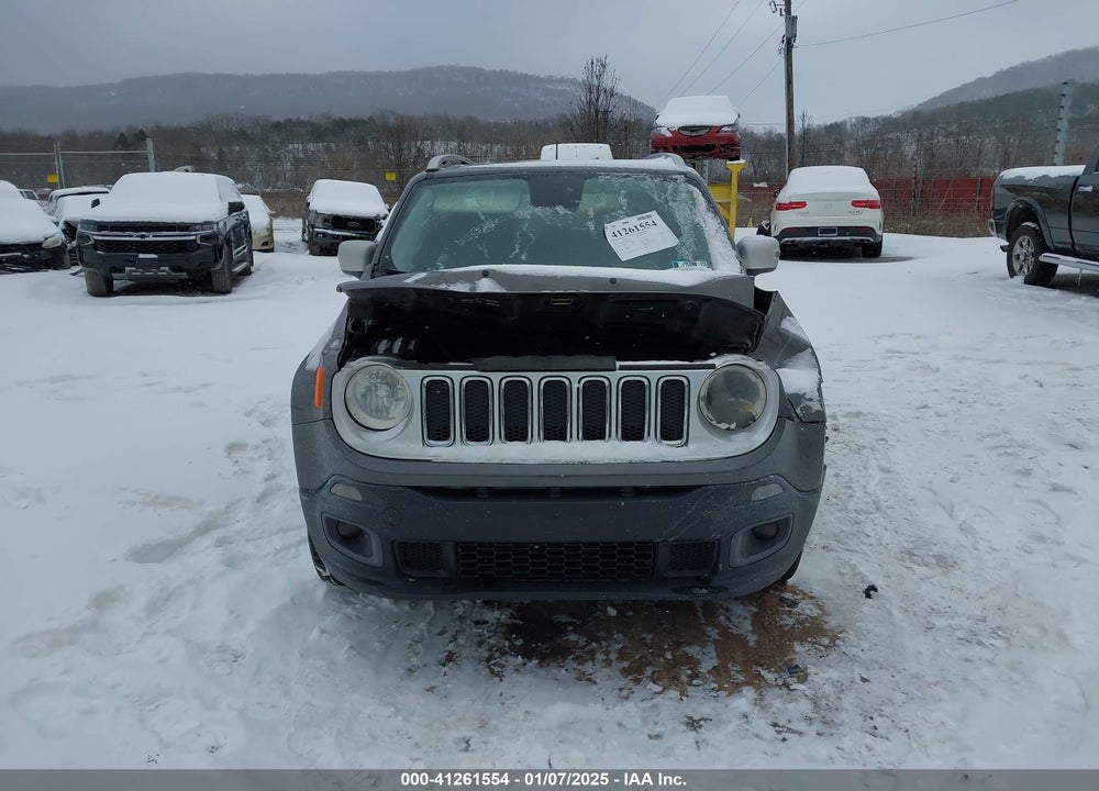 2016 JEEP RENEGADE LIMITED VIN: ZACCJBDT8GPD01615