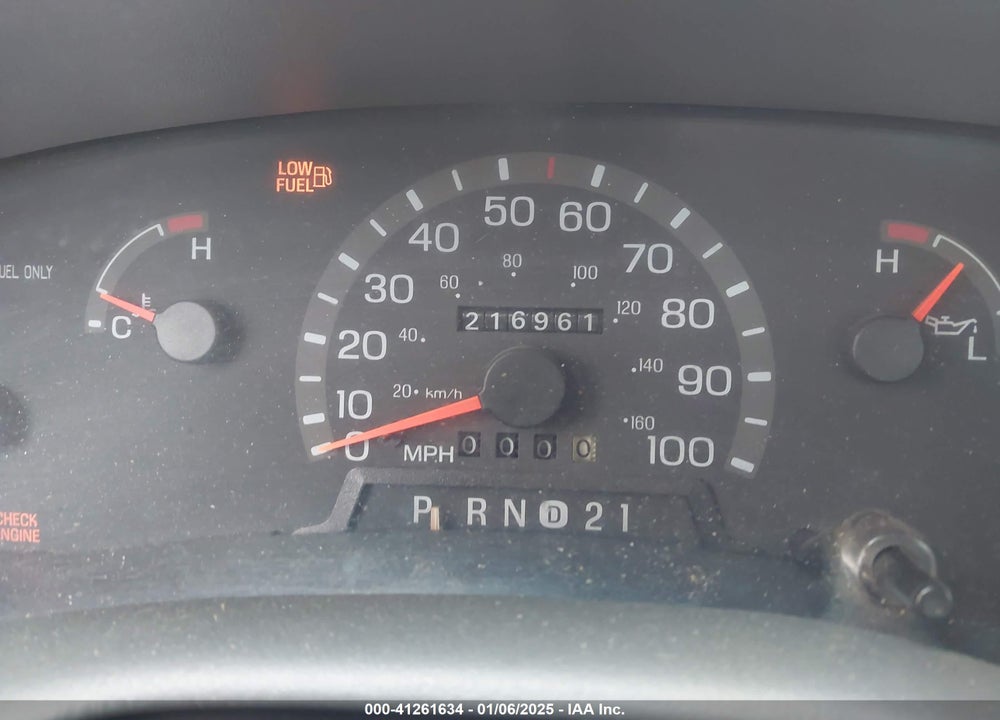1997 FORD F-150 STANDARD/XL/XLT VIN: 1FTDX1722VNA31321