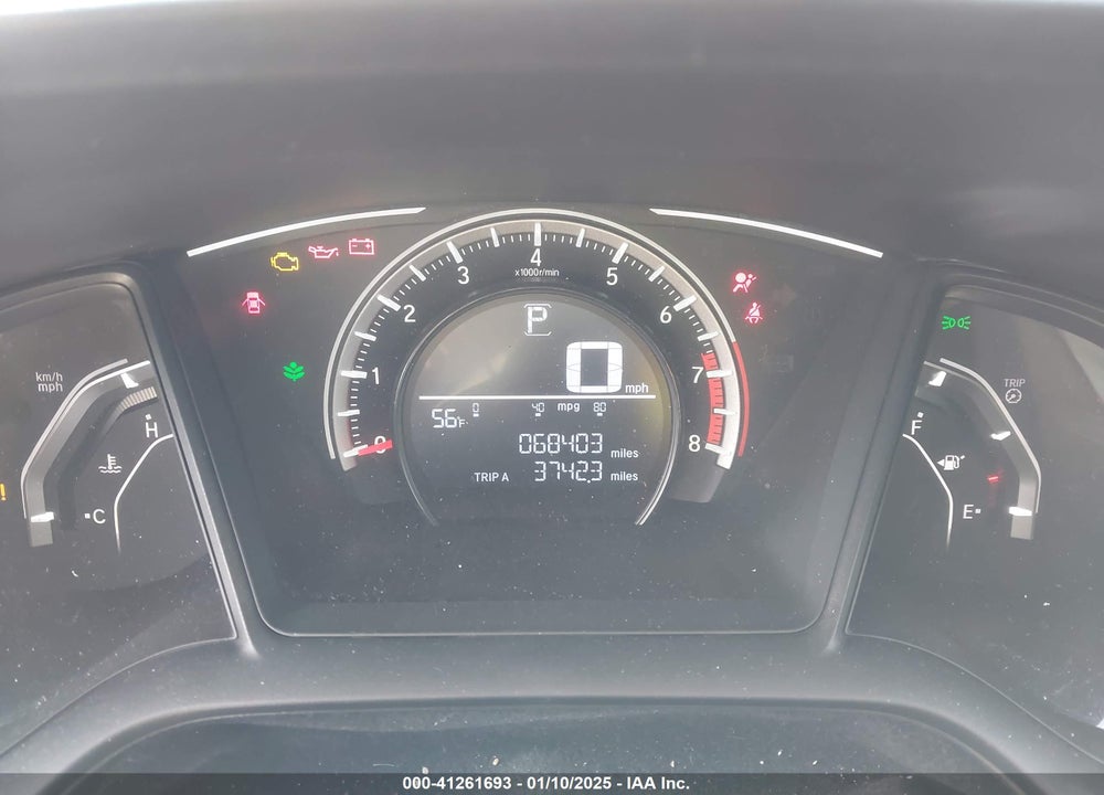 2017 HONDA CIVIC VIN: 19XFC2F50HE201996