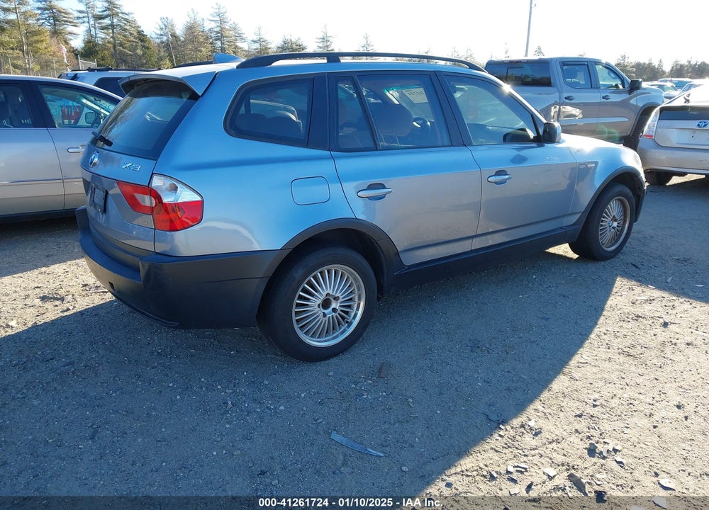 2005 BMW X3 3.0I VIN: WBXPA93435WD23032