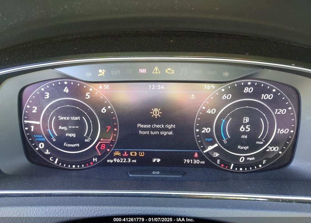 2019 VOLKSWAGEN GOLF R 2.0T W/DCC NAVIGATION VIN: WVWWA7AU7KW143898