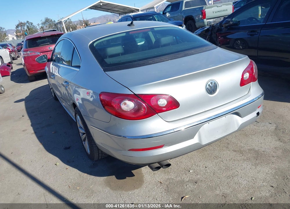 2011 VOLKSWAGEN CC SPORT VIN: WVWMN7AN0BE727537