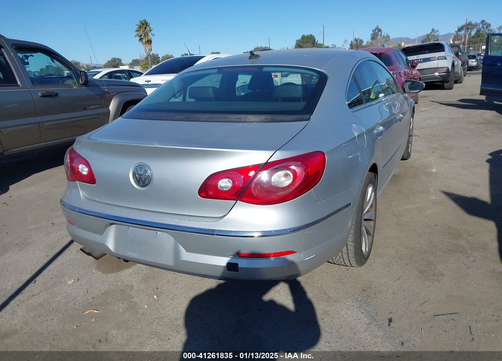 2011 VOLKSWAGEN CC SPORT VIN: WVWMN7AN0BE727537
