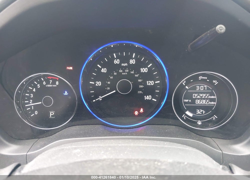 2017 HONDA HR-V LX VIN: 3CZRU5H34HM717334