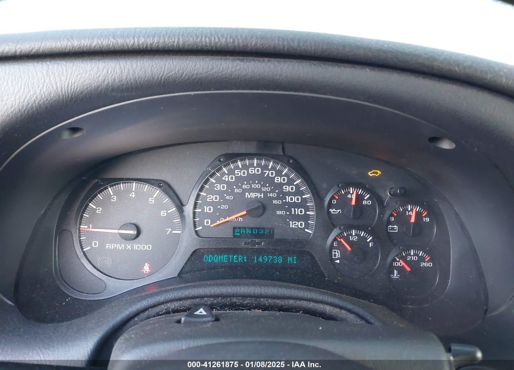 2005 CHEVROLET TRAILBLAZER LT VIN: 1GNDT13S252279675