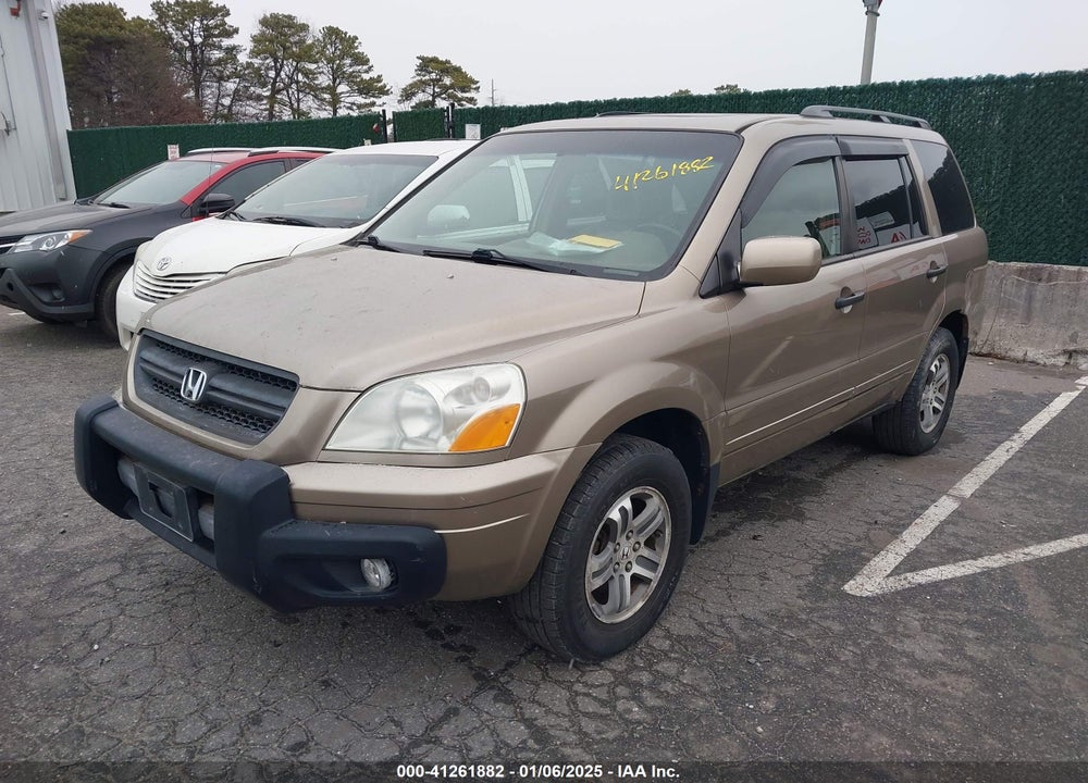 2005 HONDA PILOT EX-L VIN: 2HKYF18665H524232