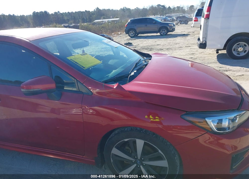 2019 SUBARU IMPREZA VIN: 4S3GKAJ62K3611781