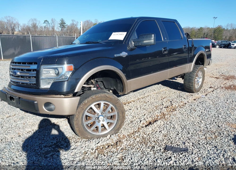 2013 FORD F-150 KING RANCH VIN: 1FTFW1CF8DKE90633