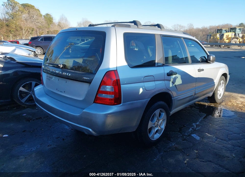 2004 SUBARU FORESTER 2.5XS VIN: JF1SG656X4H747963