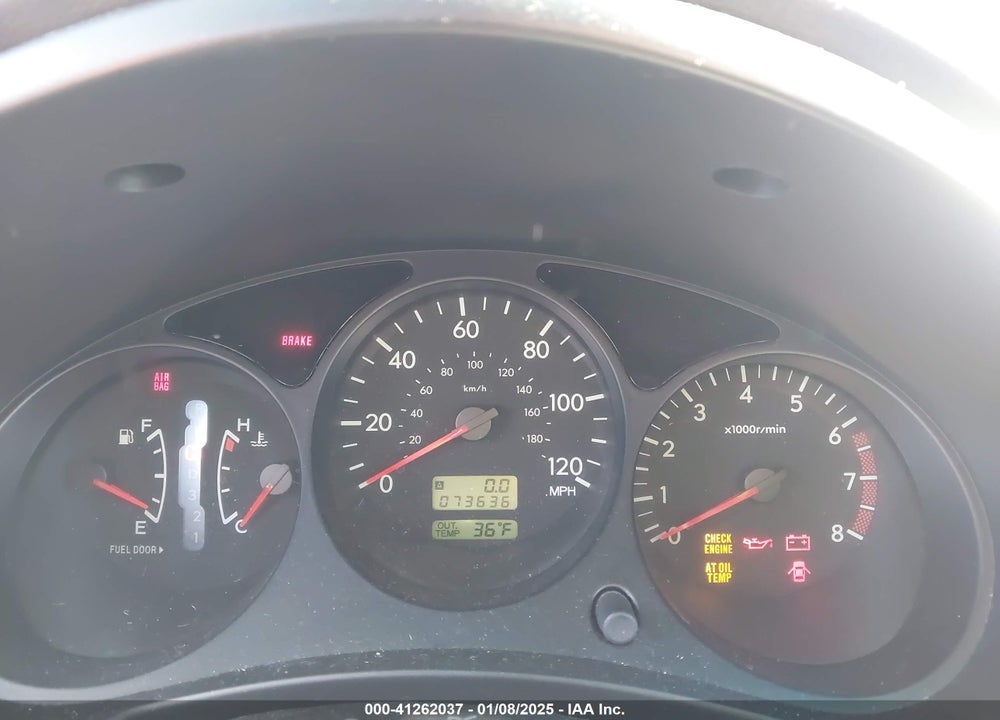 2004 SUBARU FORESTER 2.5XS VIN: JF1SG656X4H747963
