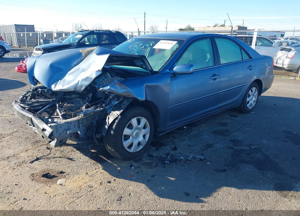 2004 TOYOTA CAMRY LE VIN: 4T1BE32K04U861294