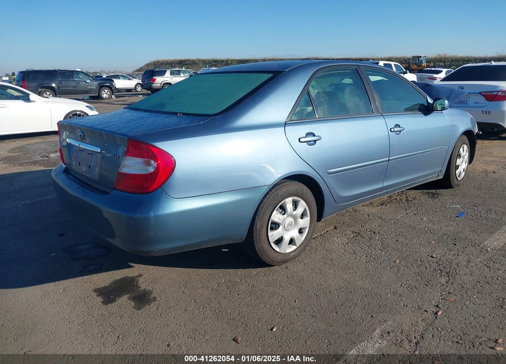 2004 TOYOTA CAMRY LE VIN: 4T1BE32K04U861294