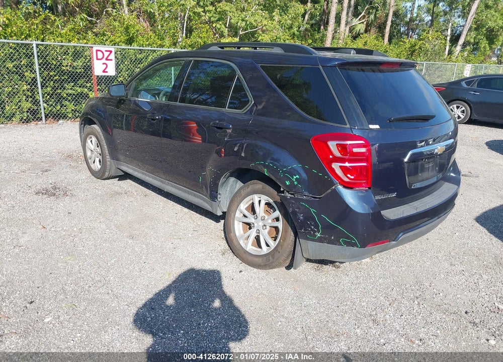 2017 CHEVROLET EQUINOX LT VIN: 2GNALCEK9H6114841