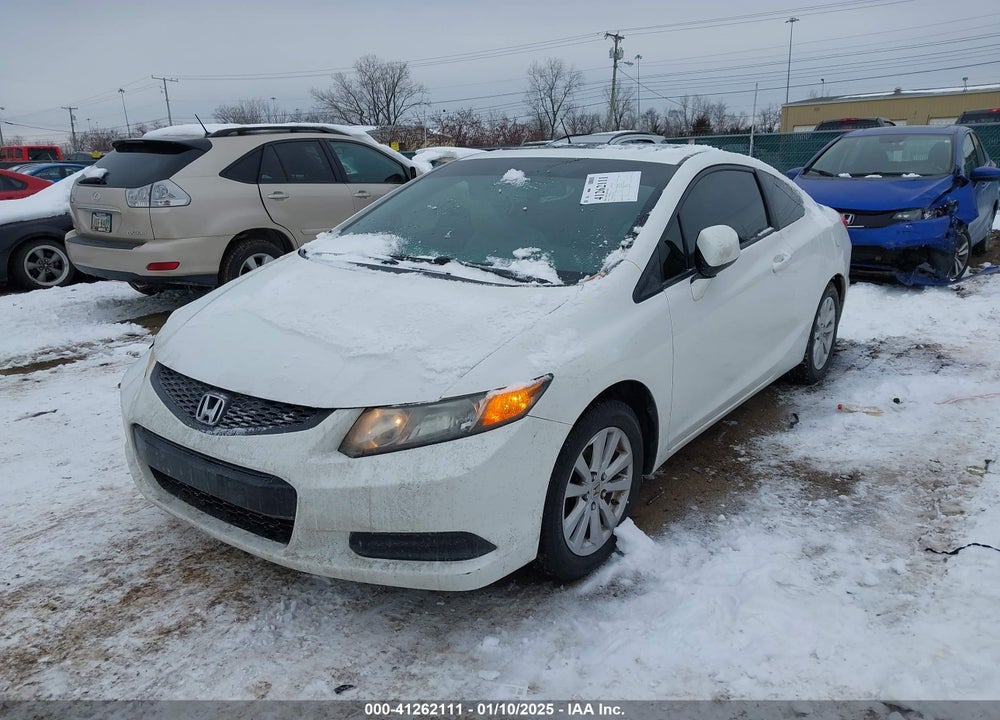 2012 HONDA CIVIC CPE VIN: 2HGFG3B81CH567054