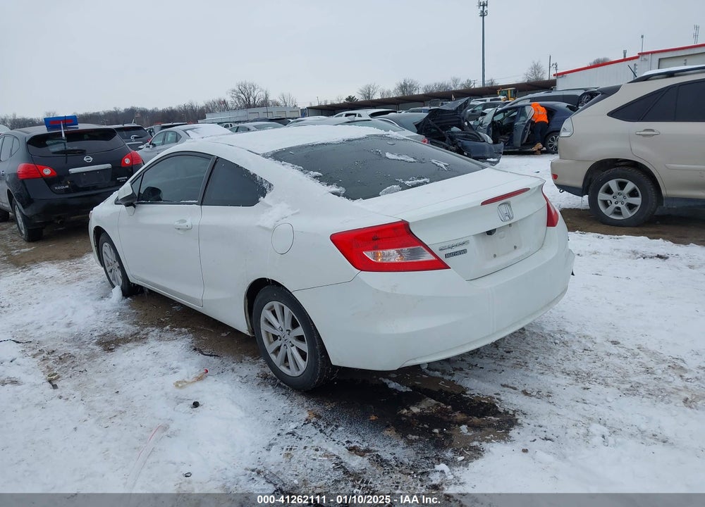 2012 HONDA CIVIC CPE VIN: 2HGFG3B81CH567054