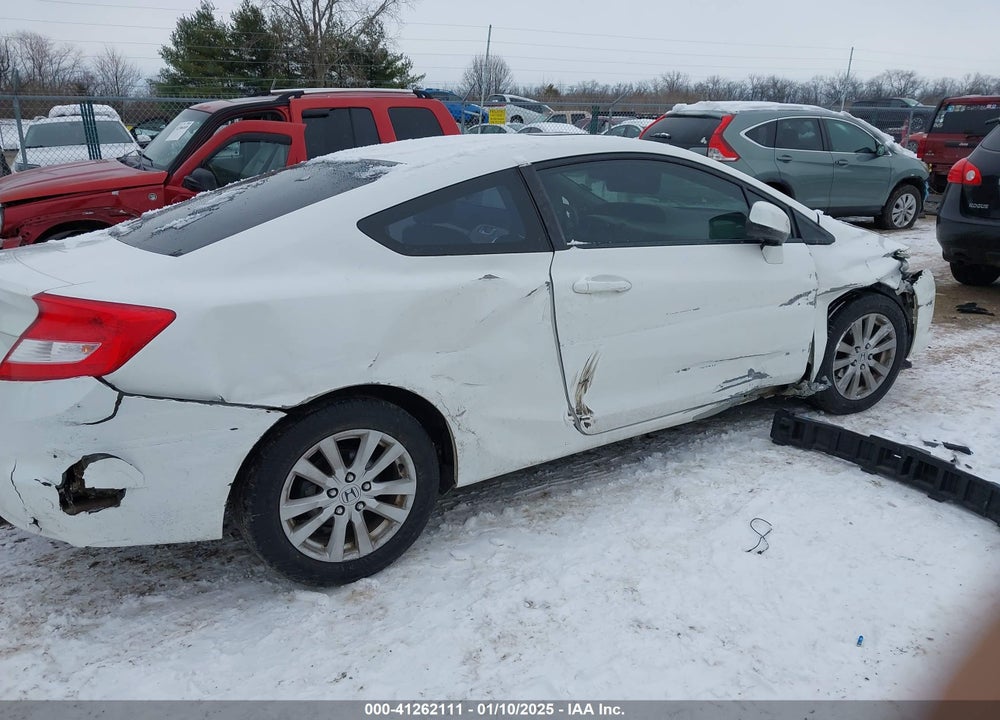 2012 HONDA CIVIC CPE VIN: 2HGFG3B81CH567054