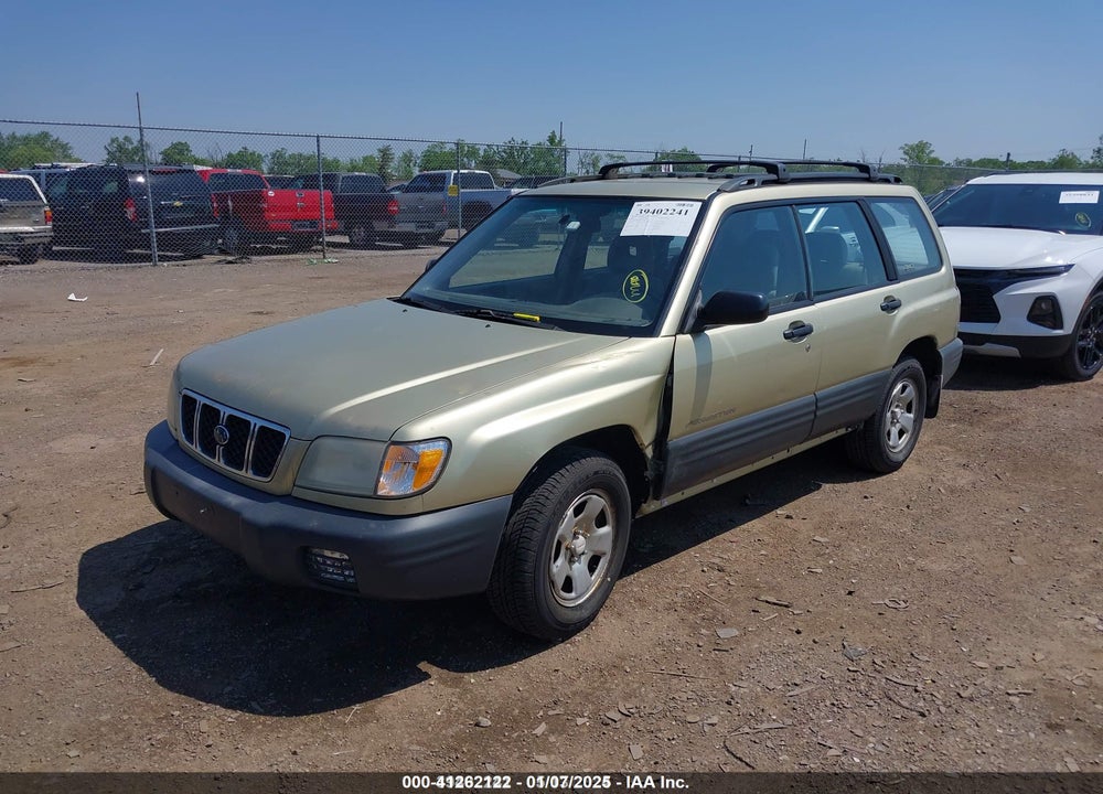 2001 SUBARU FORESTER L VIN: JF1SF63591H728121