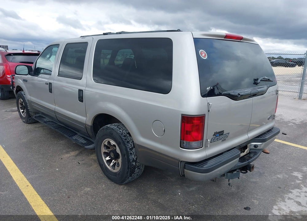 2003 FORD EXCURSION XLT VIN: 1FMNU40L83EA16333