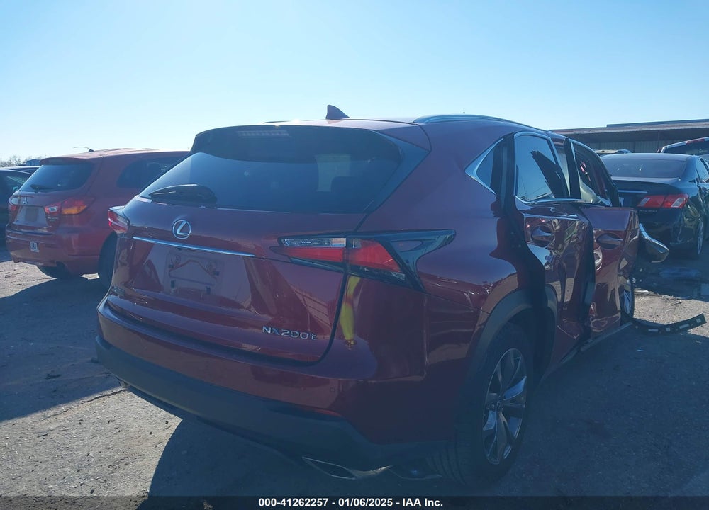 2017 LEXUS NX 200T F SPORT VIN: JTJYARBZ1H2078784