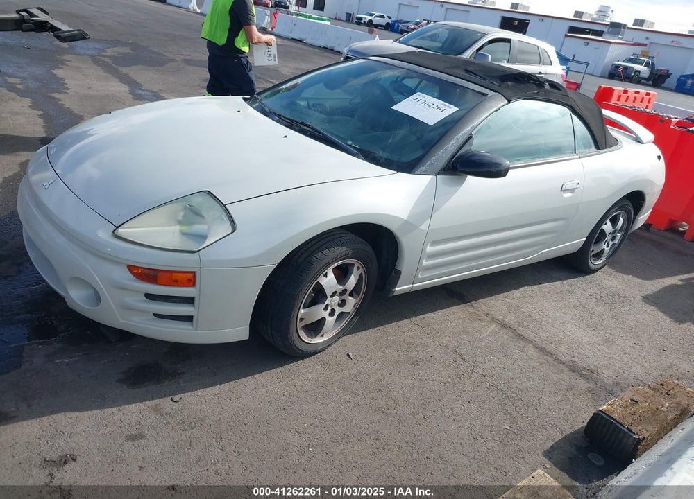 2003 MITSUBISHI ECLIPSE SPYDER GS VIN: 4A3AE45G63E173609
