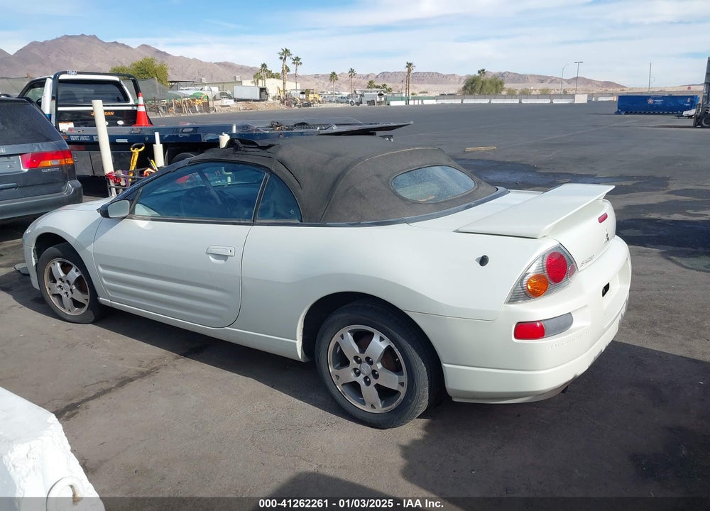2003 MITSUBISHI ECLIPSE SPYDER GS VIN: 4A3AE45G63E173609