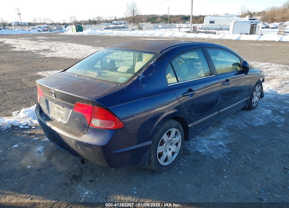2006 HONDA CIVIC LX VIN: 1HGFA16526L048754