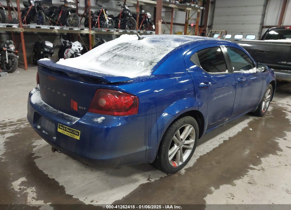 2012 DODGE AVENGER SXT VIN: 1C3CDZCB6CN213789